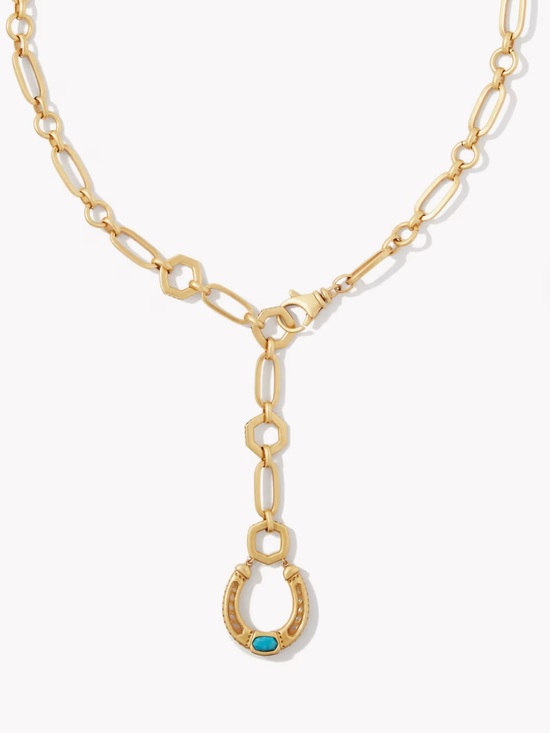 Kendra Scott Jewelry - Yellow Rose by Kendra Scott Noble vintage Y horseshoe necklace